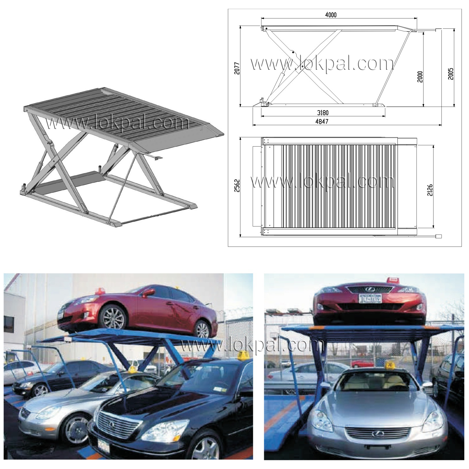 Scissor Parking Lifts